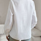 Devine Ruffle Trim Long Sleeve Shirt