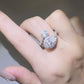 2 Carat Moissanite 925 Sterling Silver Bypass Ring