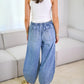 Drawstring Jeans with Pockets
