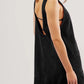 Mandy Round Neck Wide Strap Mini Dress with Pockets