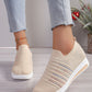 Breathable Mesh Wedge Sneakers