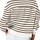 Lovelet Striped Round Neck Long Sleeve Sweatshirt
