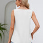 V-Neck Wide Strap Tank