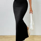Slit Maxi Wrap Skirt