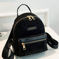 Suede Adjustable Strap Backpack Bag