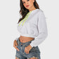 Perfee Drawstring Letter Long Sleeve Hoodie