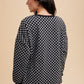 Annie Wear Checkered Round Neck Top and Drawstring Shorts Set