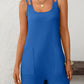 Mandy Scoop Neck Spaghetti Strap Romper with Pockets