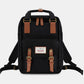 Himawari Contrast Waterproof Nylon Backpack Bag