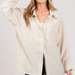 SAGE + FIG Striped Button Up Long Sleeve Shirt
