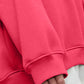 Round Neck Dropped Shoulder Long Sleeve Sweatshirt