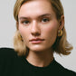 18K Gold-Plated Stainless Steel Ribbed Earrings