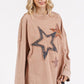 Mittoshop Mineral Wash Star Patch Long Sleeve T-Shirt