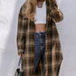 Plaid Button Up Long Sleeve Shacket