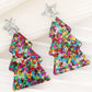 Christmas Tree Acrylic Earrings
