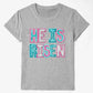 HE IS RISEN Sequin Round Neck T-Shirt