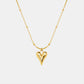 Titanium Steel Heart Pendant Necklace