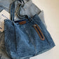 Medium Denim Tote Bag