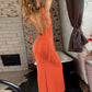 Full Size Backless Cowl Neck Sleeveless Cami Dress