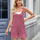 Lovelet Knotted Wide Strap Scoop Neck Overalls