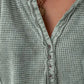 Notched Long Sleeve Top