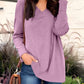 Full Size V-Neck Long Sleeve T-Shirt
