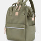 Himawari Waterproof Design Arcuate Shoulder Strap Backpack Bag with Handles