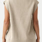 Mandy Ribbed V-Neck Sweater Vest