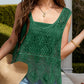 Cutout Wide Strap Cover-Up