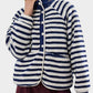 Pocketed Half Snap Sherpa Jacket