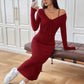 Cami Dress and Tied Long Sleeve Cardigan Set