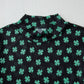 Lucky Clover Mock Neck Long Sleeve Bodysuit