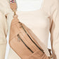 Fame PU Leather Crossbody Bag with Removable Strap