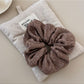 3-Piece Ruched Heathered Elastic Hair Scrunchy