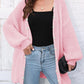 Open Front Long Sleeve Cardigan