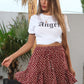 Perfee ANGEL Round Neck Short Sleeve T-Shirt