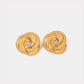 Stainless Steel Volution Stud Earrings
