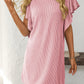 Mandy Ruffled Round Neck Short Sleeve Dress