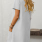 Mandy Square Neck Short Sleeve Mini Dress