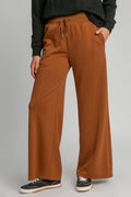 Umgee Drawstring Wide Leg Pants with Pockets *