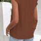 Full Size Ruffled V-Neck Cap Sleeve Blouse