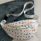 Contrast Polka Dot Crossbody Bag