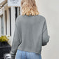 Button Down Exposed Seam Cardigan