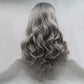 13*3" Lace Front Wigs Synthetic Long Wavy 24" 130% Density