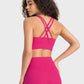 Crisscross Scoop Neck Active Tank