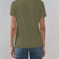 Rabbit Graphic Round Neck Short Sleeve T-Shirt