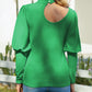 FAM-FAM Cutout Mock Neck Long Sleeve T-Shirt