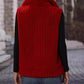 Pocketed Zip Up Vest Coat