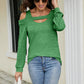 Cutout Cold-Shoulder Top
