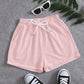 Beautiful Bea Drawstring Pocketed Elastic Waist Shorts